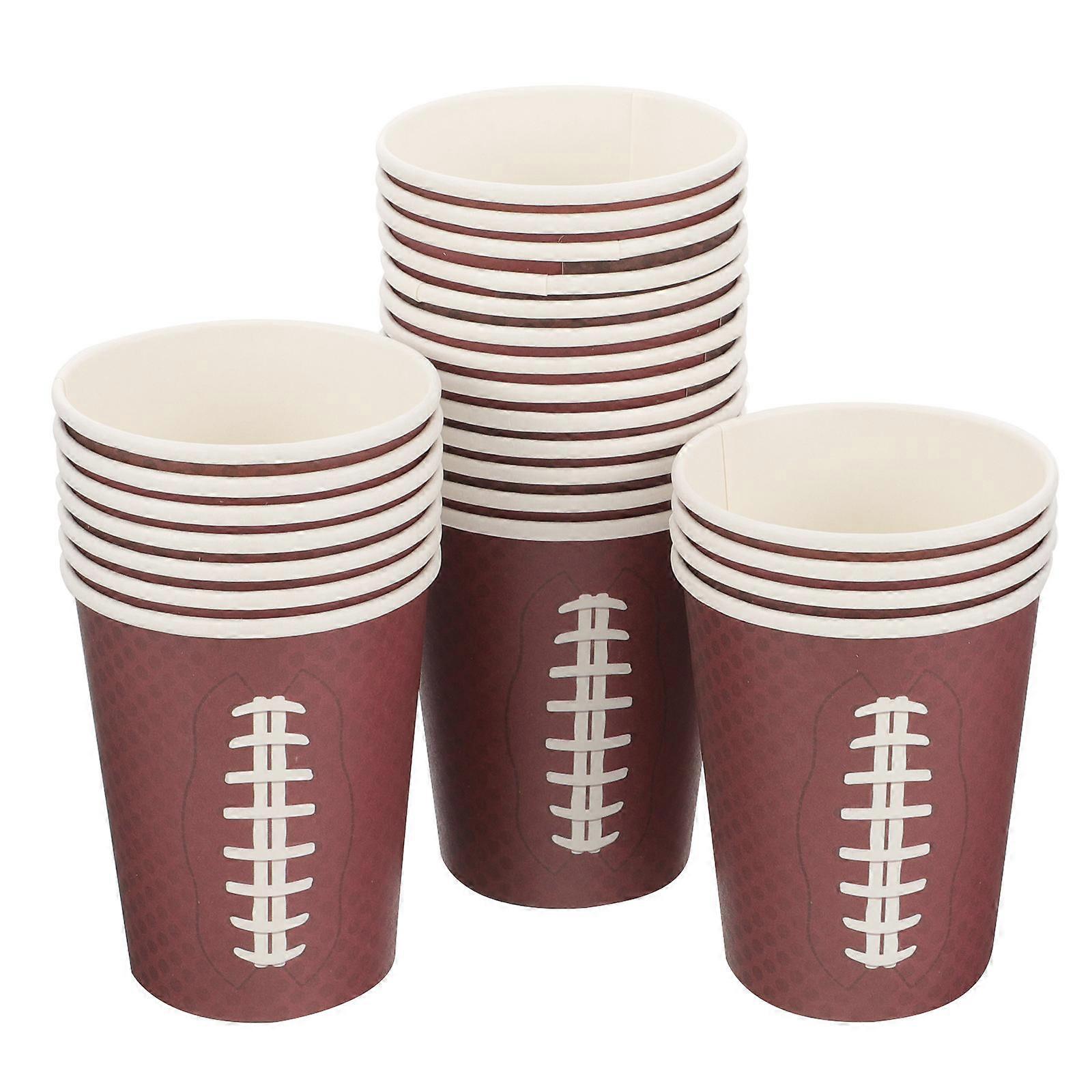 Brown Paper Cups for Decoration Practical and Pollution Free Safe Hygiene with Excellent Workmanship 24Pcs