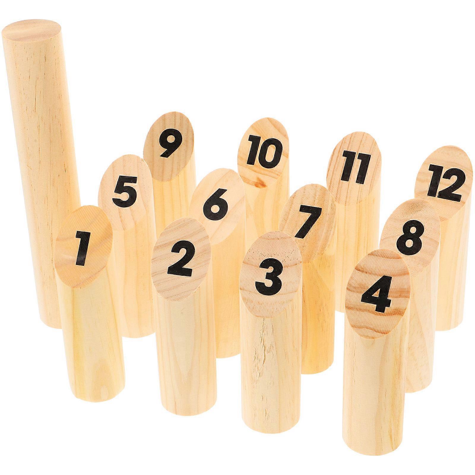 Toss Game Kit With Durable Wooden Construction Perfect For Families And Groups During Outdoor Gatherings 1 Set
