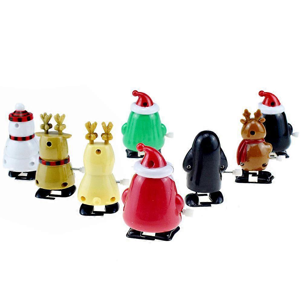 Clockwork Snowman Toy For Children In Assorted Color With No Battery Required Movement Function 1Pcs
