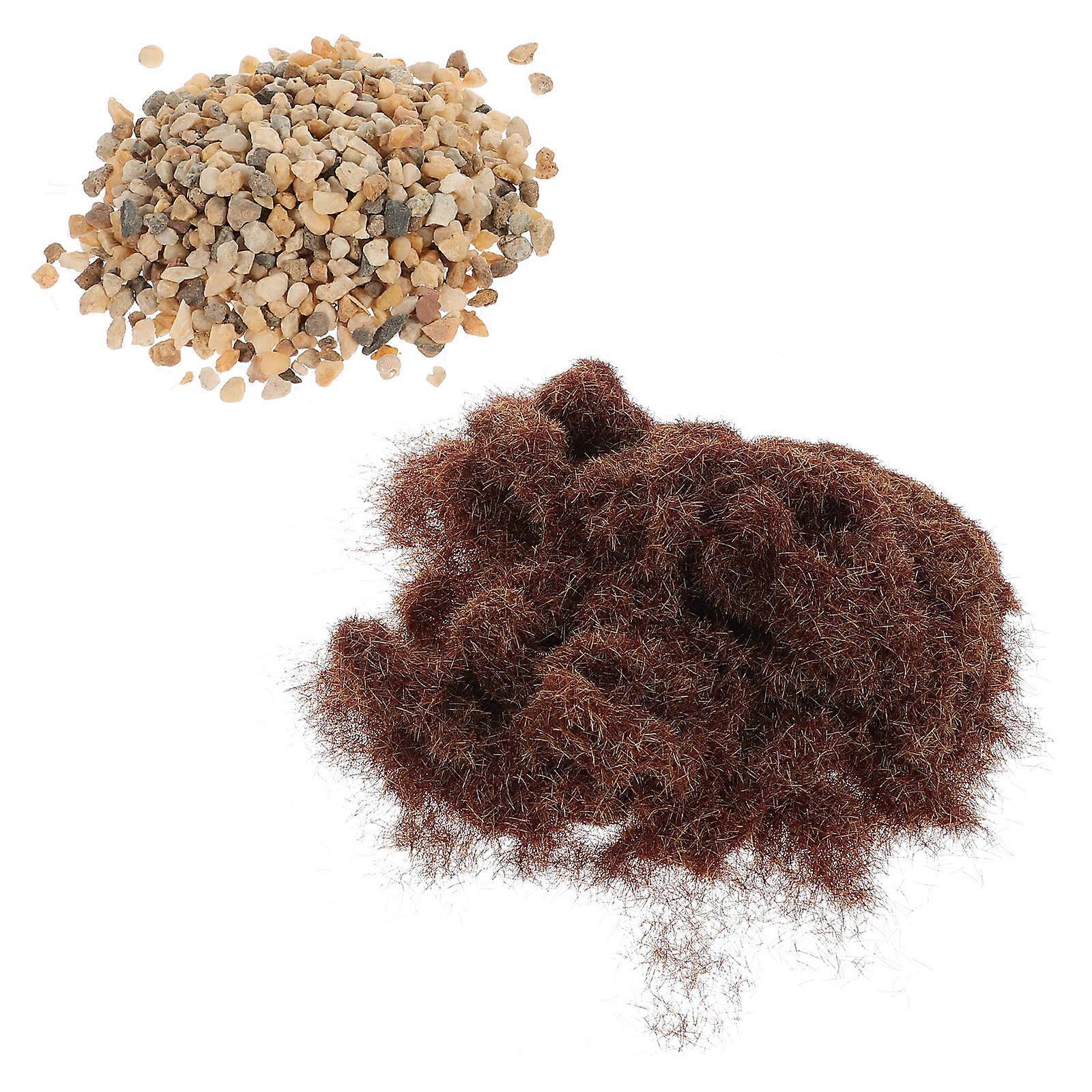 1 Set DIY Micro Landscape Gravels & Grass Powder for Unique Art Crafts, Sand Table Decoration Themes & Indoor Decor Projects