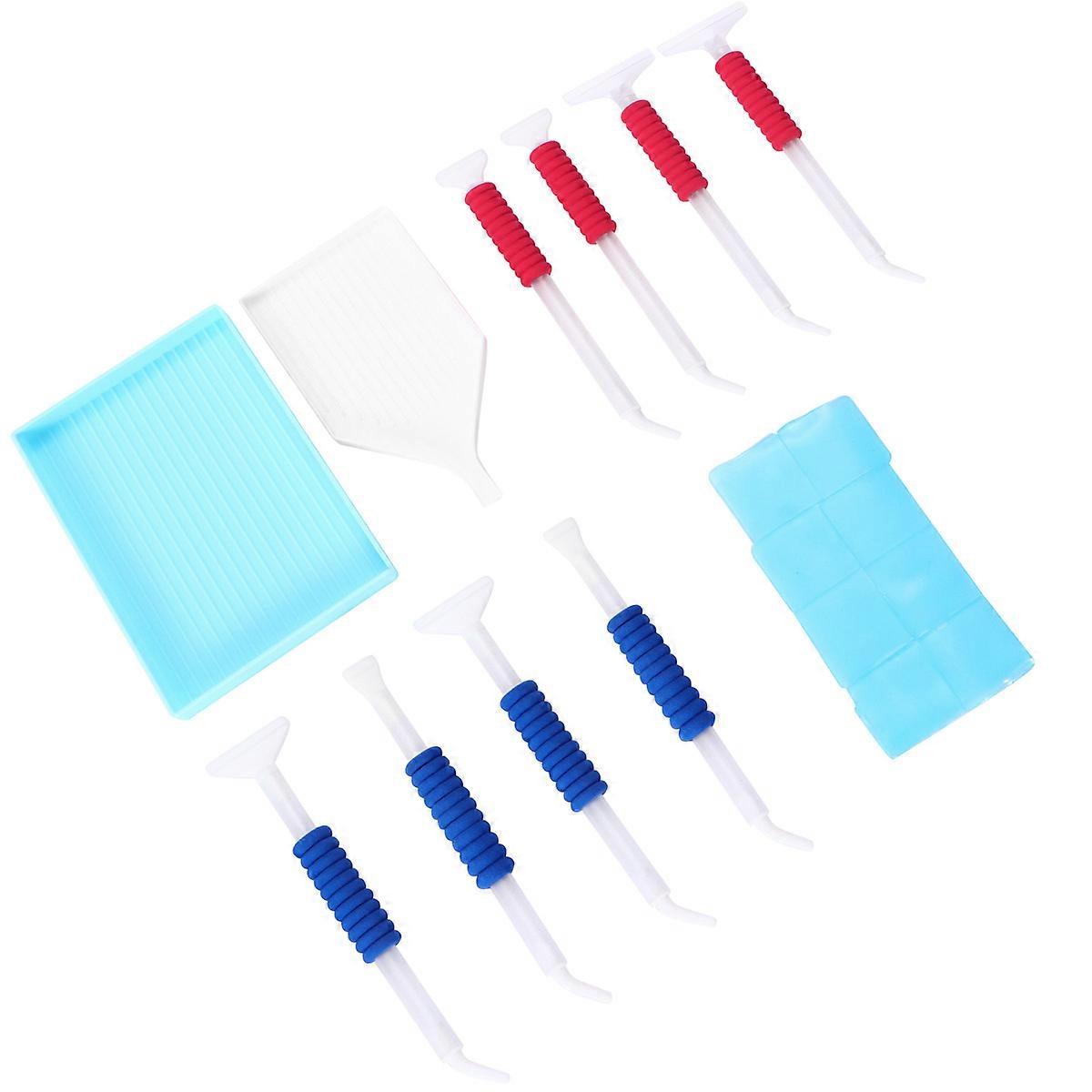 Curved Dotting Tools 1 Set of 11Pcs DIY Diamond Dotting Accessories for Craft Projects in Assorted Color Suitable for Artists