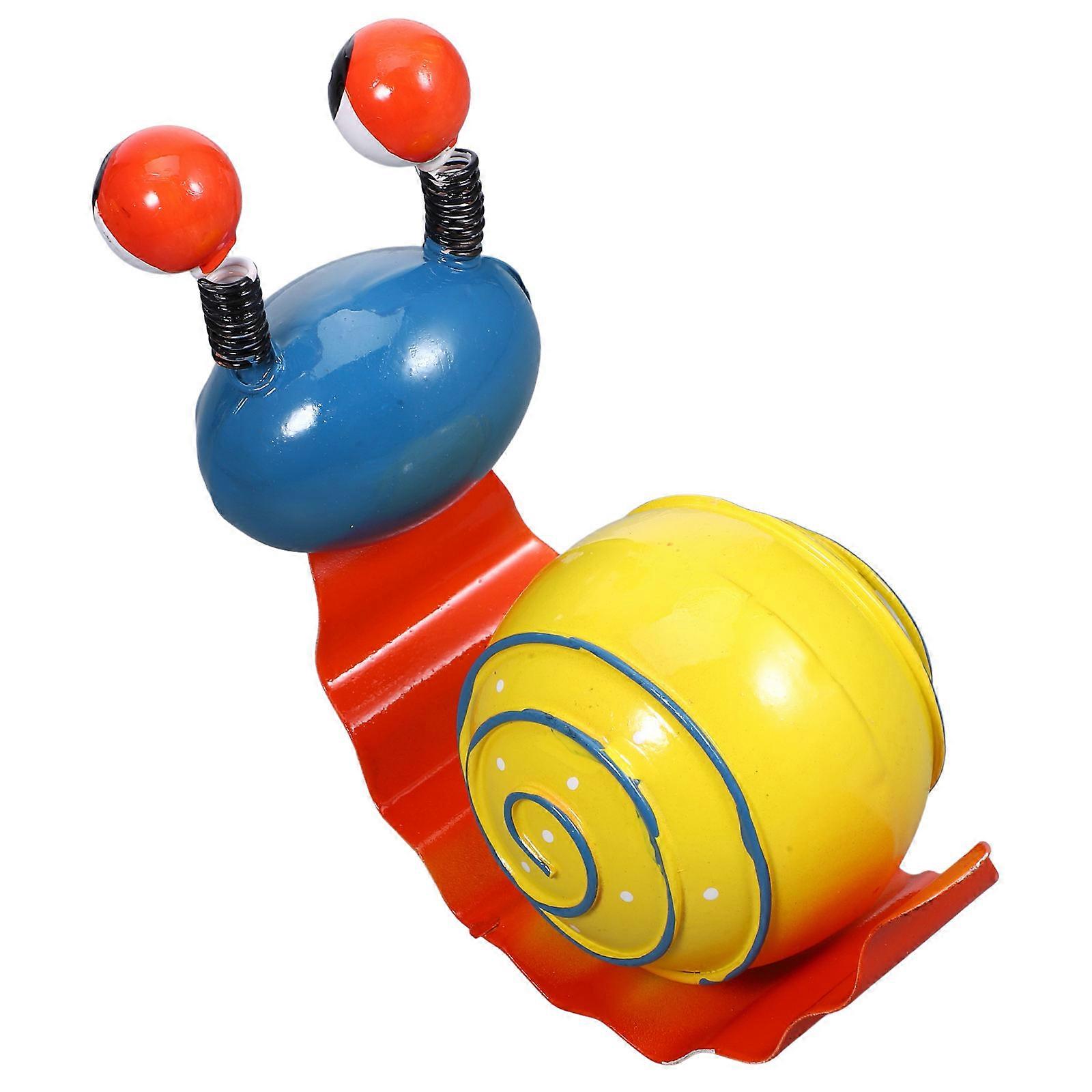Adorable Snail Statue for Tree 1 Set Metal Snail Ornament Courtyard Craft Decor