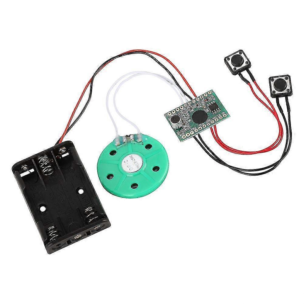 60-Second Voice Greeting Card Module with 10CM Cable - DIY Record & Playback Audio Device for Custom Greeting Cards