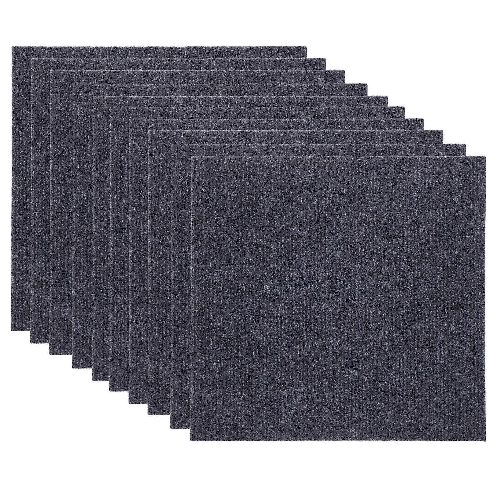 10pcs Carpet Tiles Square Carpet Floor Tiles Thicken Carpet Mat DIY Floor Puzzle Tiles