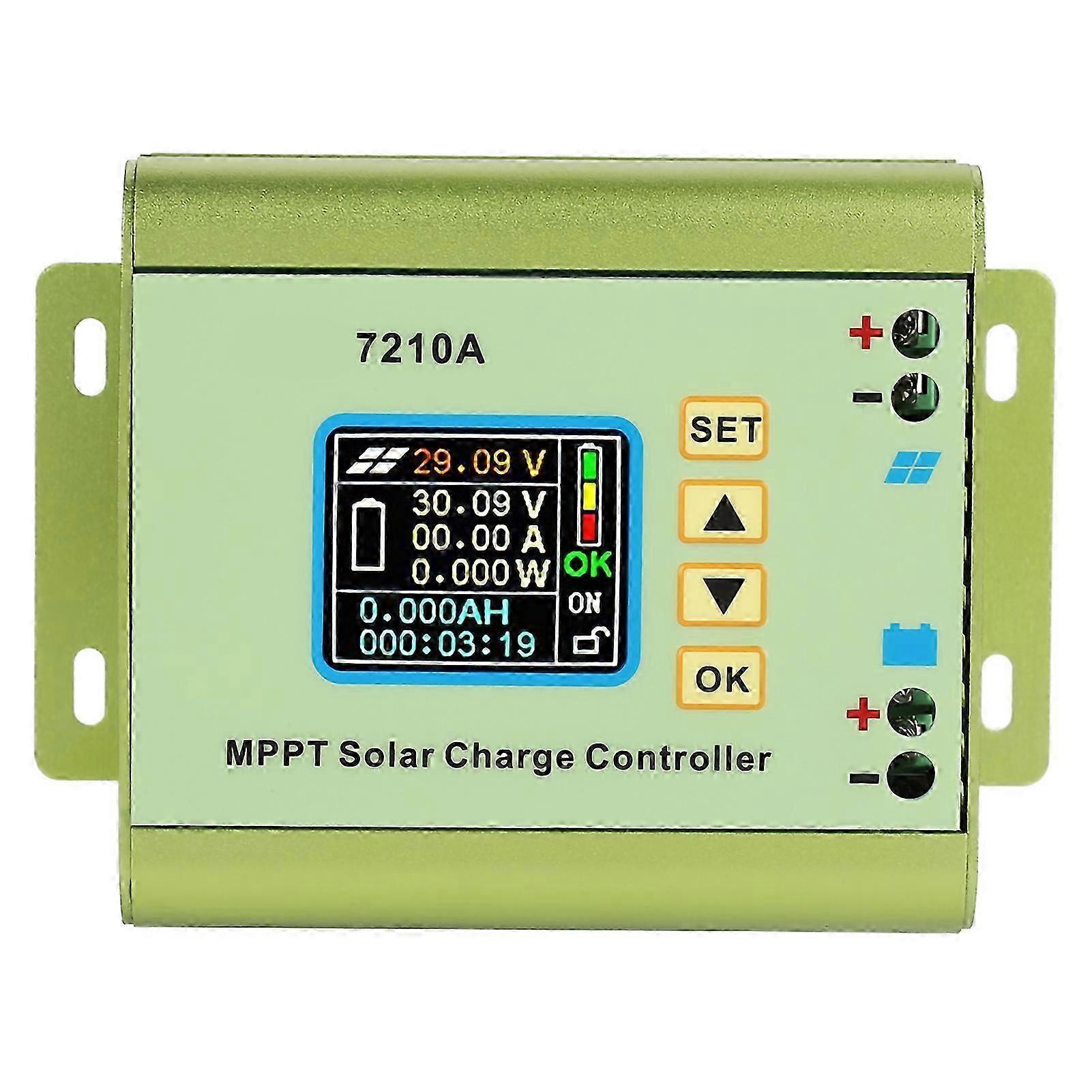 Aluminum Alloy LCD Display MPPT Solar Panel Charge Controller for Lithium Battery
