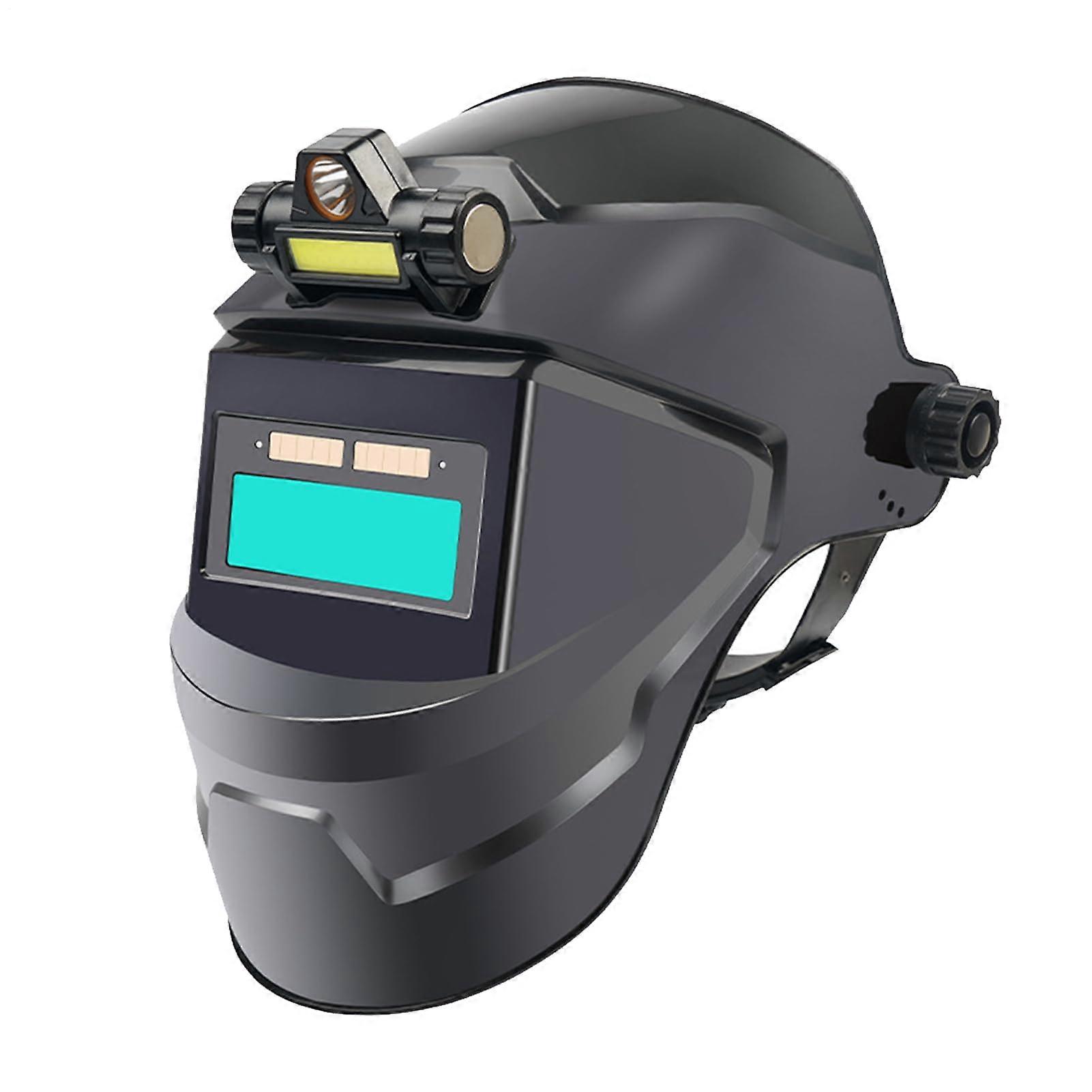 Auto-Darkening Welding Helmet With True Color Lens Shade 9-13 Clear Vision Welding Equipment