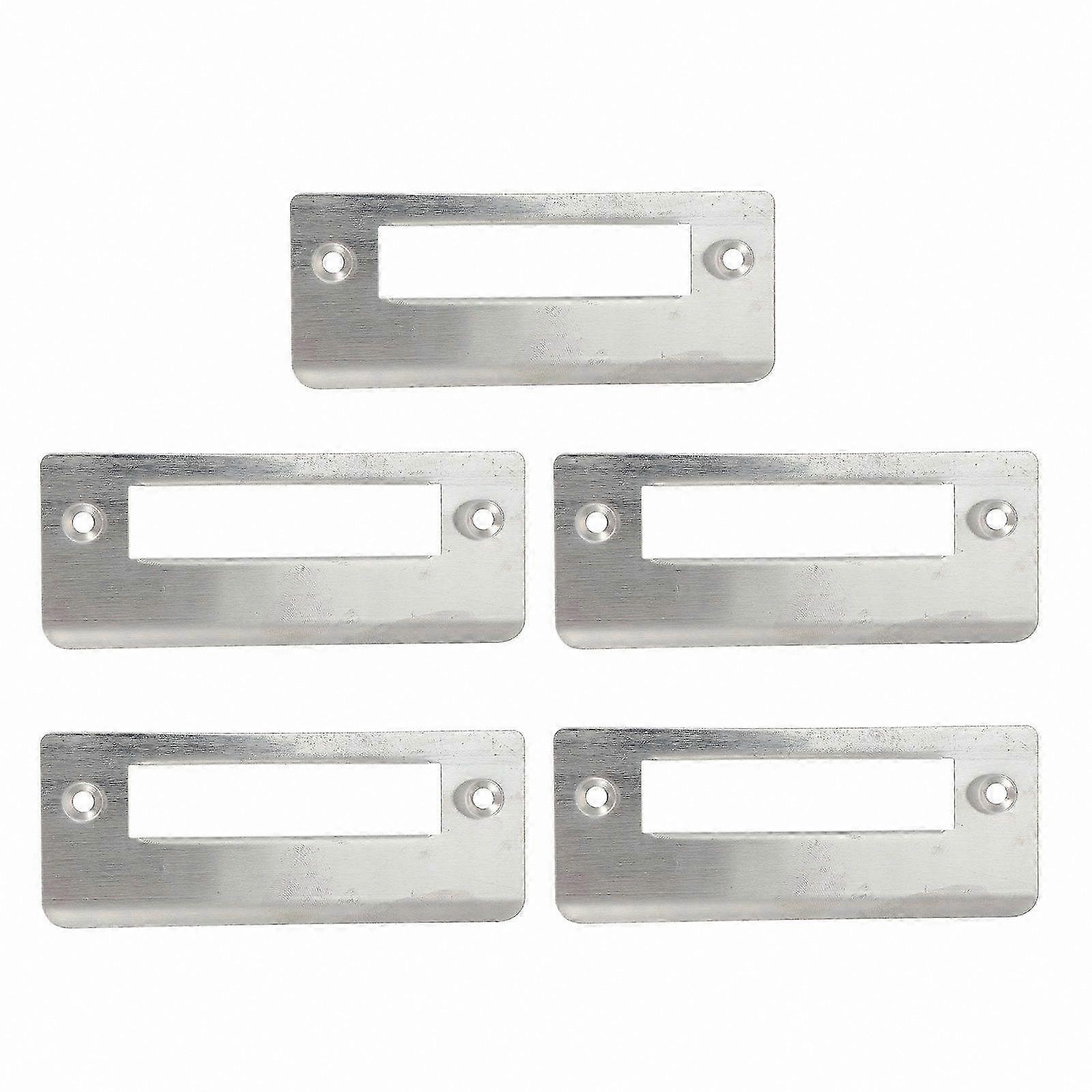 5-Pack Door Frame Reinforcement Kit with Security Latch Strike for Jamb Repair
