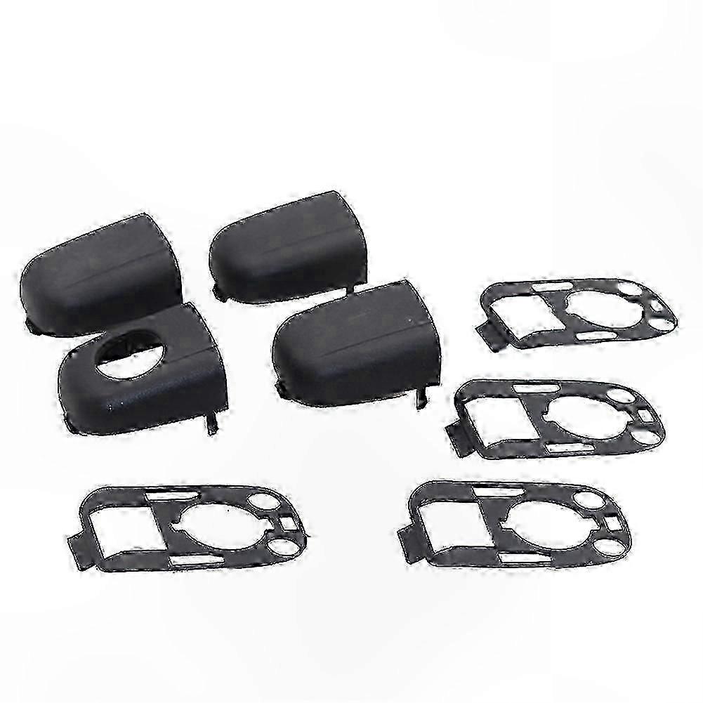 Door Handle End Cap Trim with Stopper for Compact Vehicles