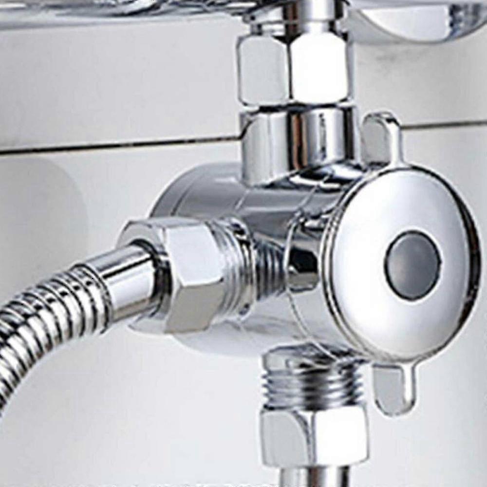 Bath Shower Diverter Valve 3 Way for Toilet Bidet Sprayer Head T-Adapter Connect