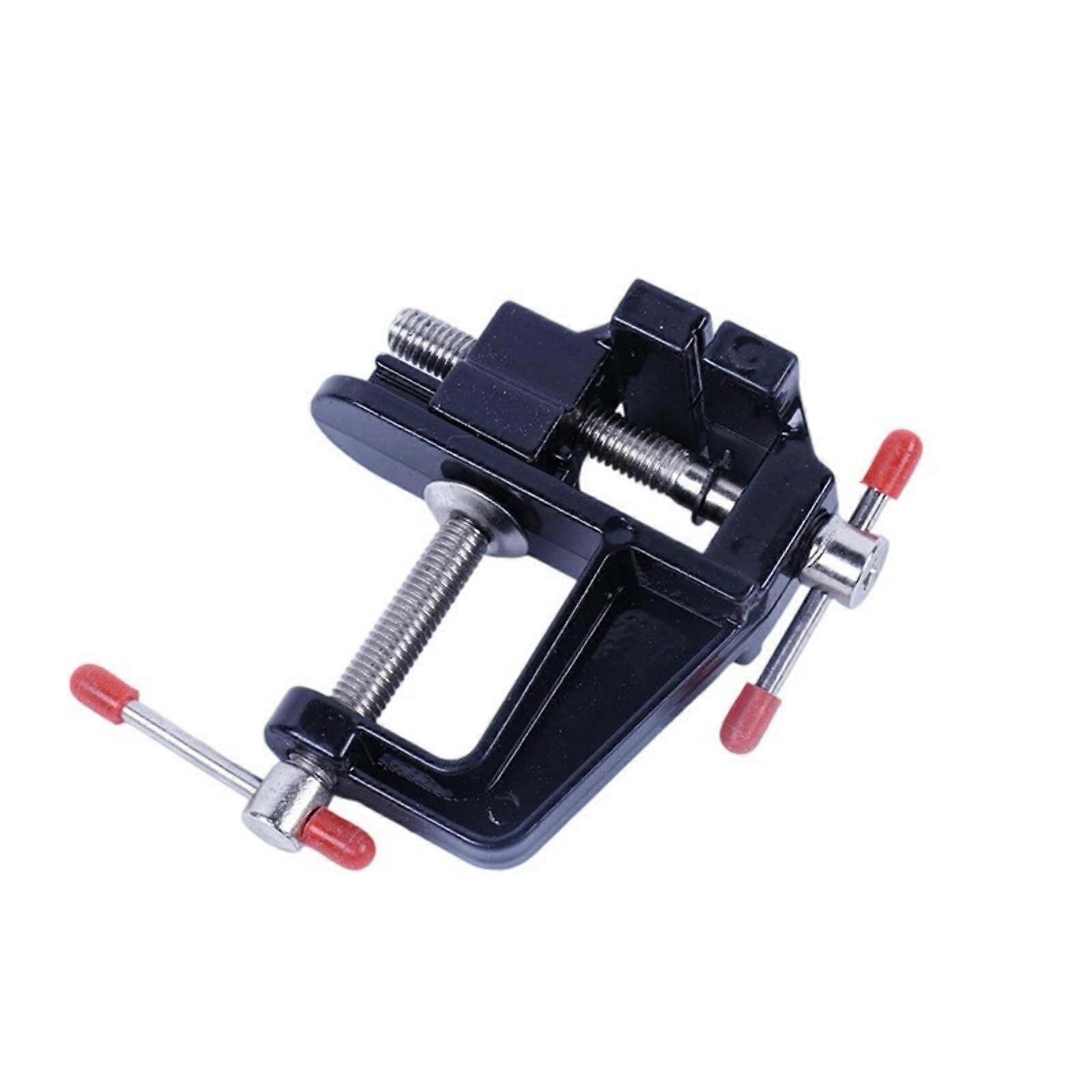 Portable Desktop Screw Vise Clamps for Small Projects, Hobby Work, and Detailed Repairs, Lightweight Aluminum Design