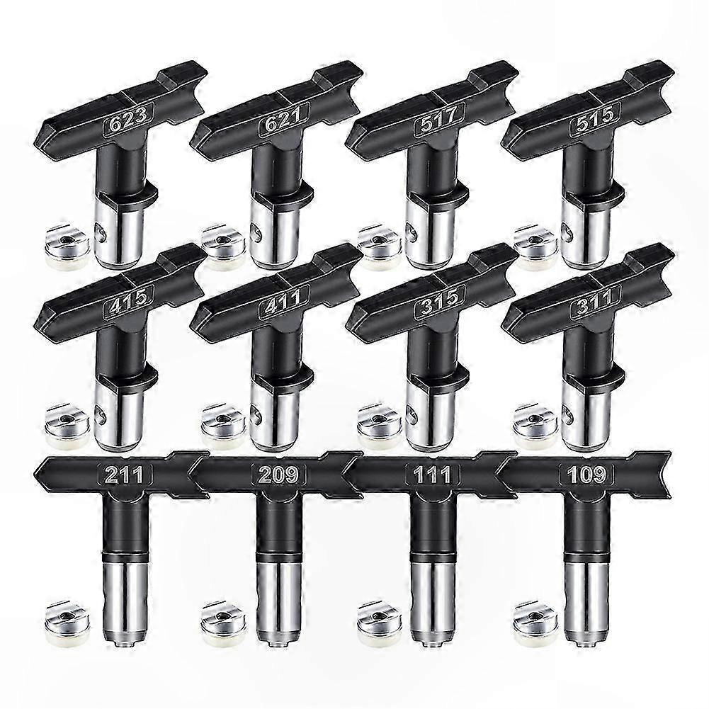 12-Pack Airless Paint Sprayer Nozzles for Efficient Painting Projects