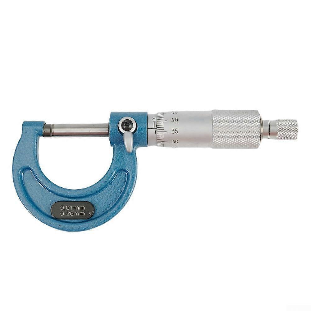 0 4 For precision Micrometer with Sturdy Frame, Measuring Range 0 100mm, Includes Calibration Rod for Easy Accuracy (025mm(0.01))