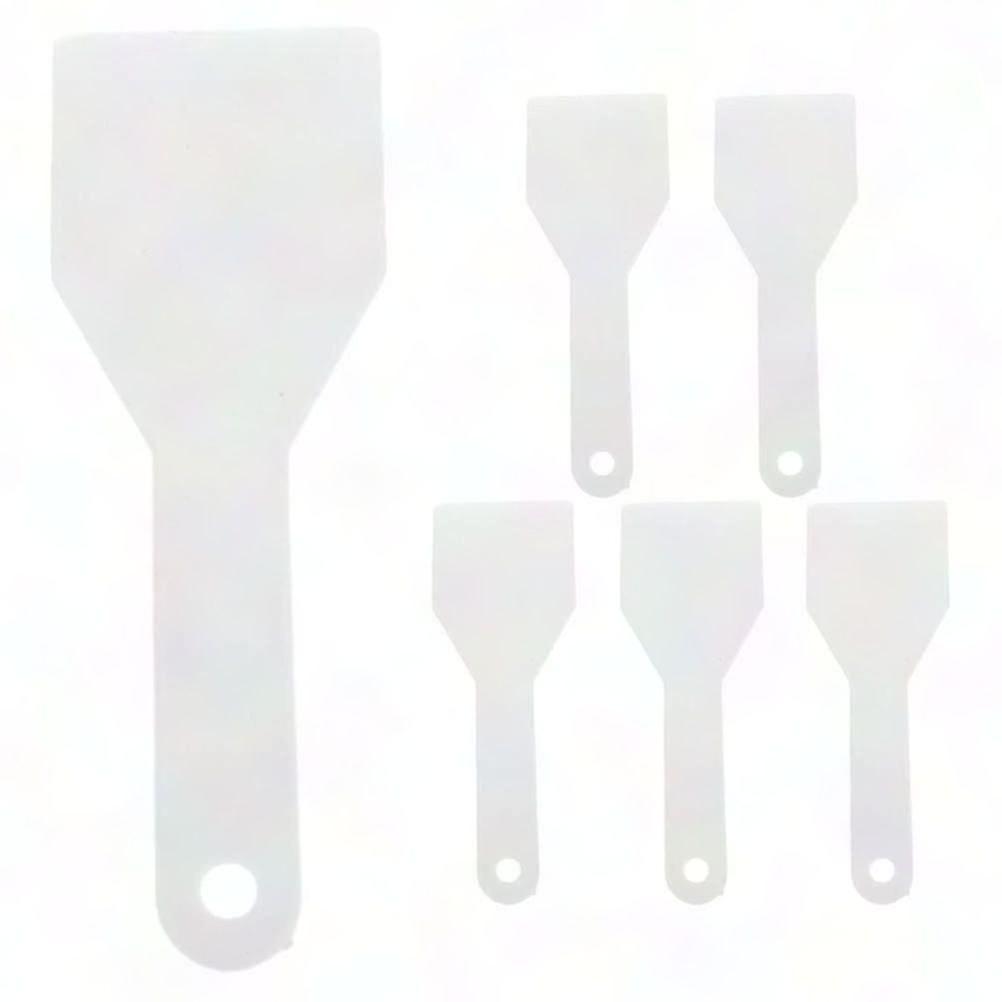 6pcs Ice Scraper for Freezer Refrigerator Defrosting Spatula Portable Snow Removal Tool Smooth Edges Plastic Ice Shovel