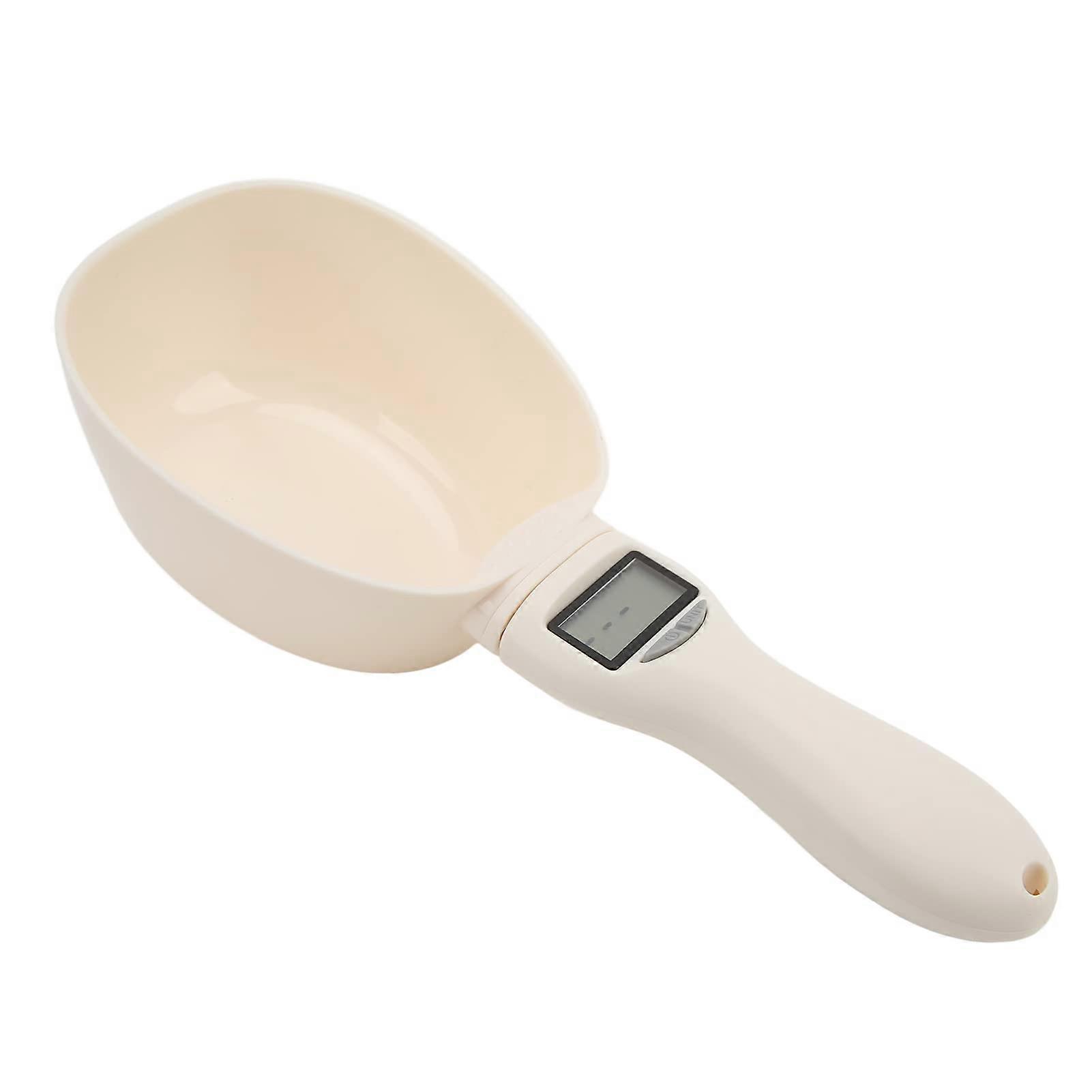 Digital Pet Measuring Spoon Adjustable Scale With LCD Display For Dog And Cat Food Removable Weighing Spoon
