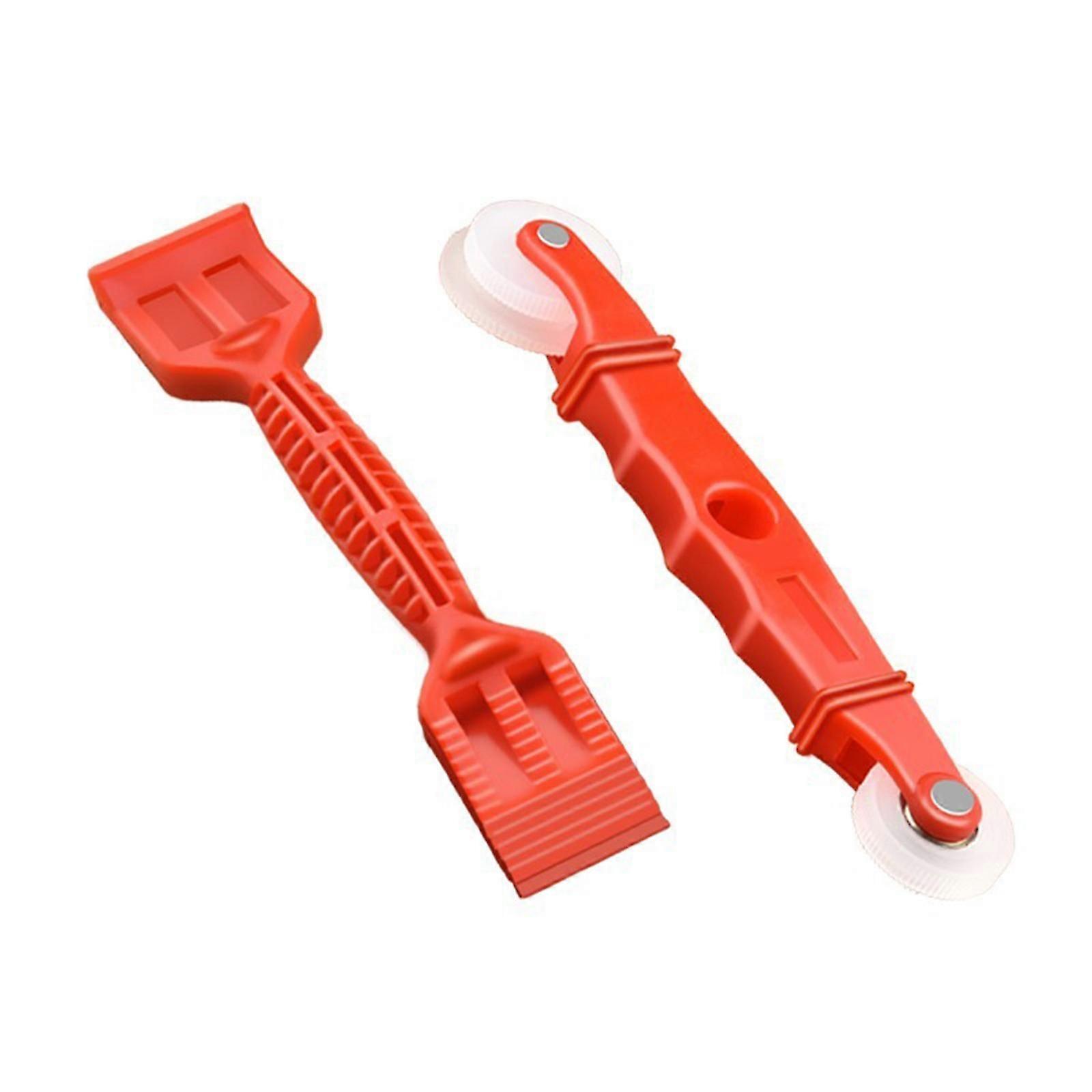 Pack of 2 Screen Rolling Tool for Installing Sealing Strips Tool with Ergonomics Handle Convenient Glazing Shovel