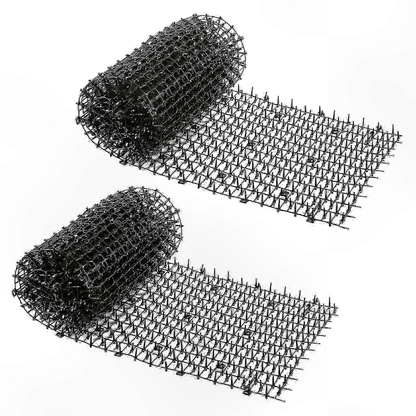 スパイク付き猫用スキャットマット 2X 、屋内および屋外用の動物忌避抑止マット