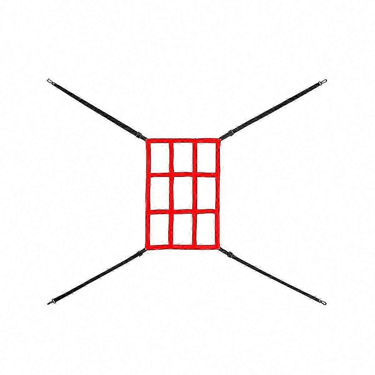 Adjustable Strike Zone Target for Baseball & Softball Pitching Practice - Fits 7x7 Nets - Center Only