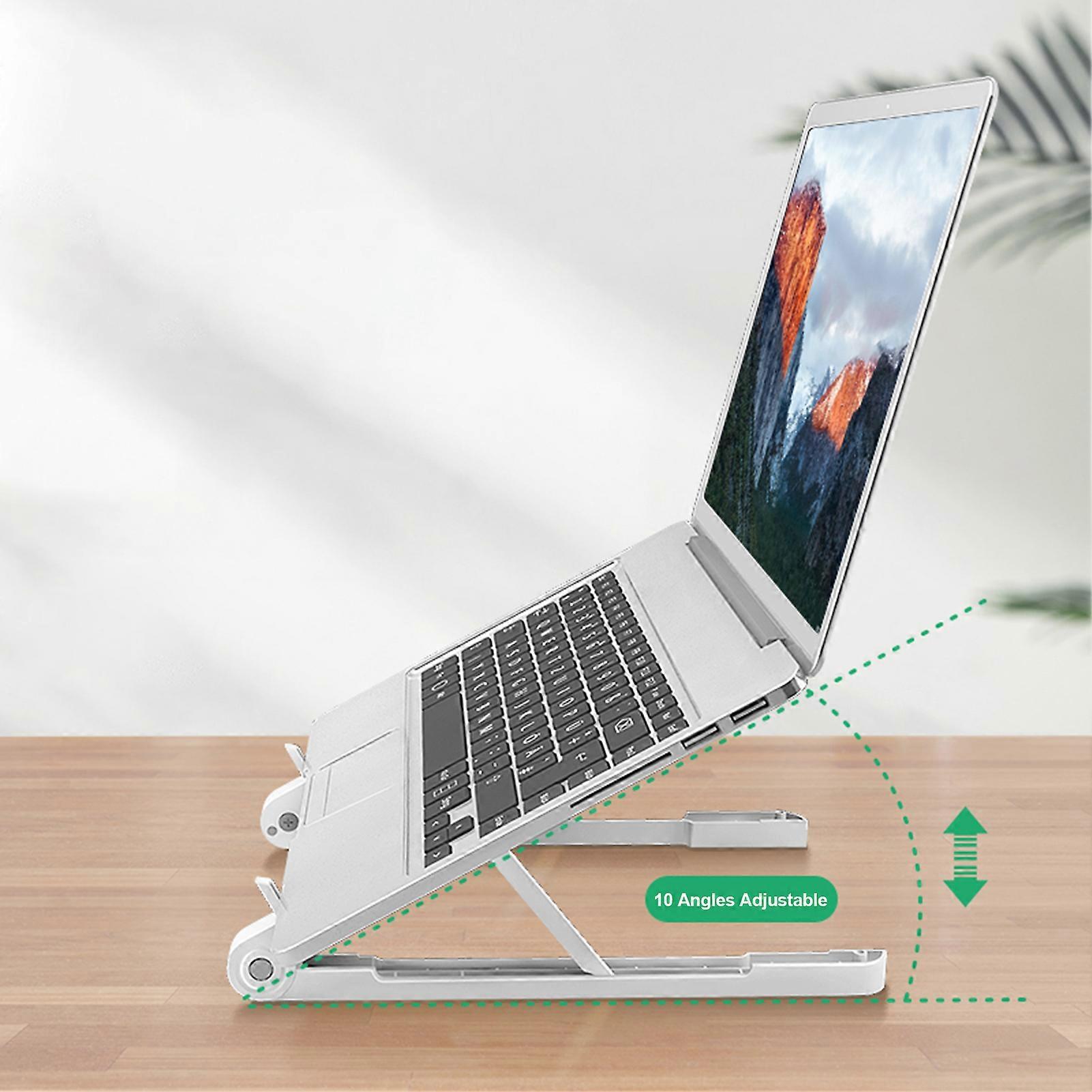 Portable Laptop Stand Foldable Height Adjustable Support Base Computer Cooling Bracket Riser