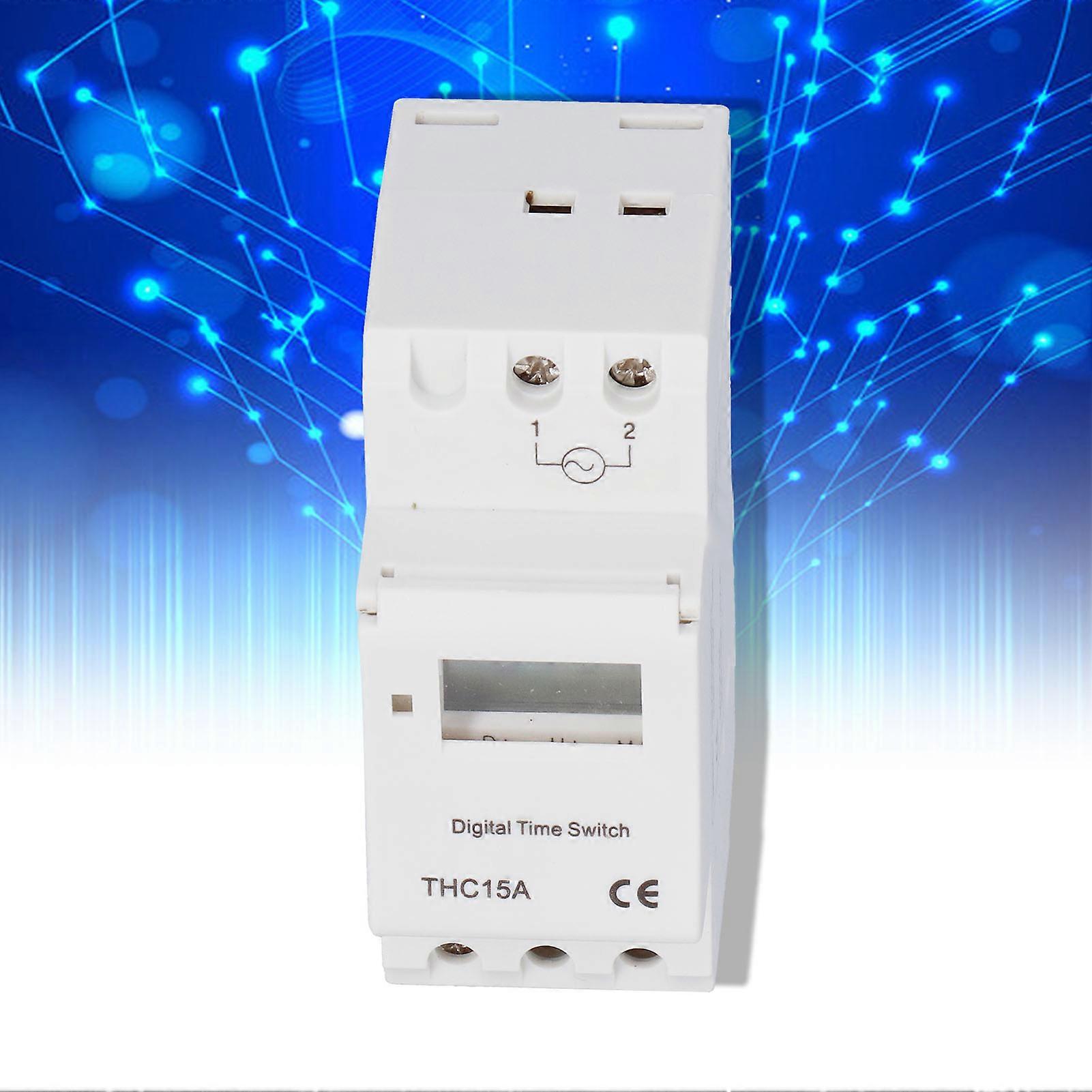 THC15A Programmable LCD Timer Relay Switch DC 24V for Lights