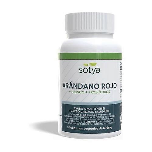 Cranberry with hibiscus and probiotics 90 vegetable capsules of 690mg