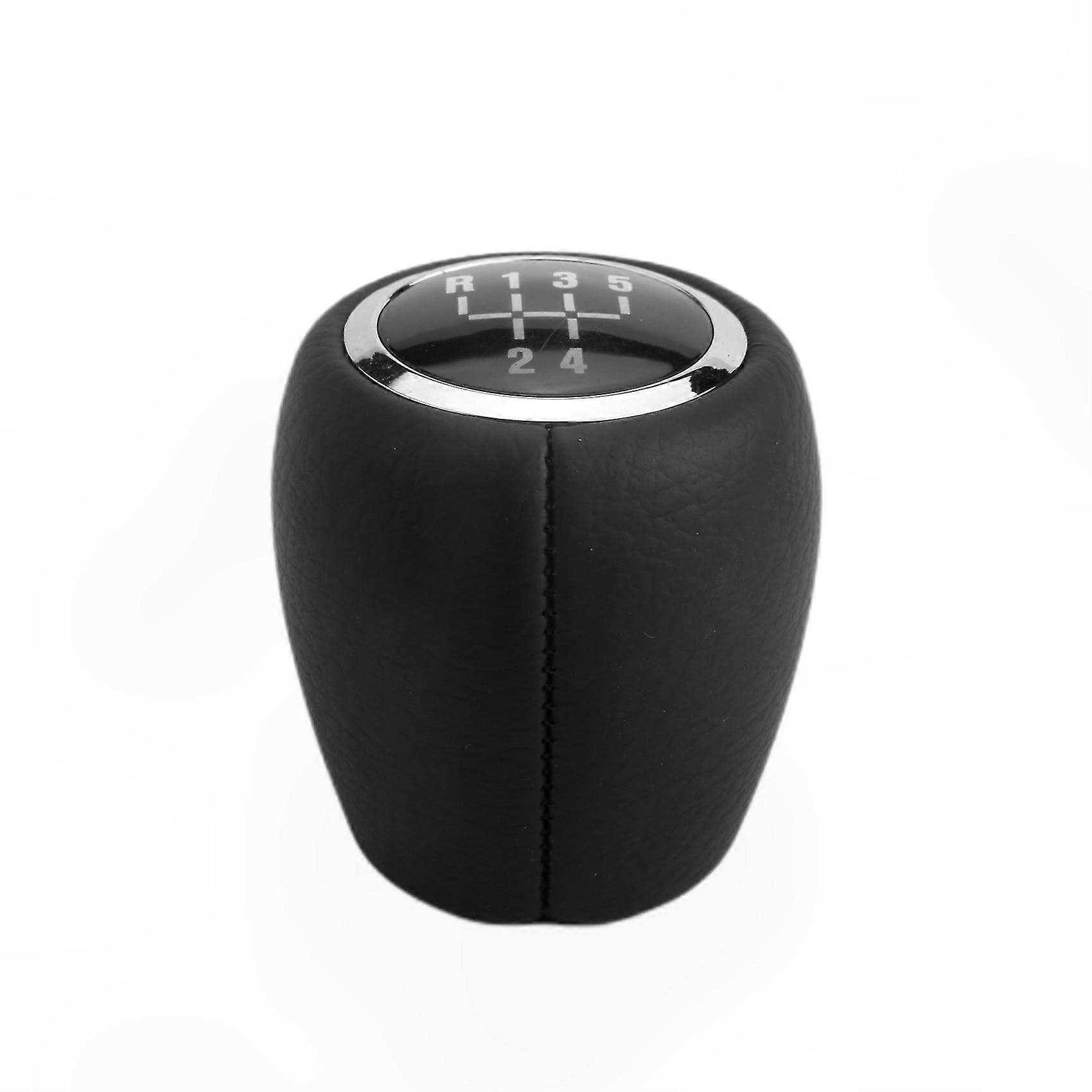 5-Speed Gear Shift Knob with PU Leather for Opel Vectra C Facelift 2005-20