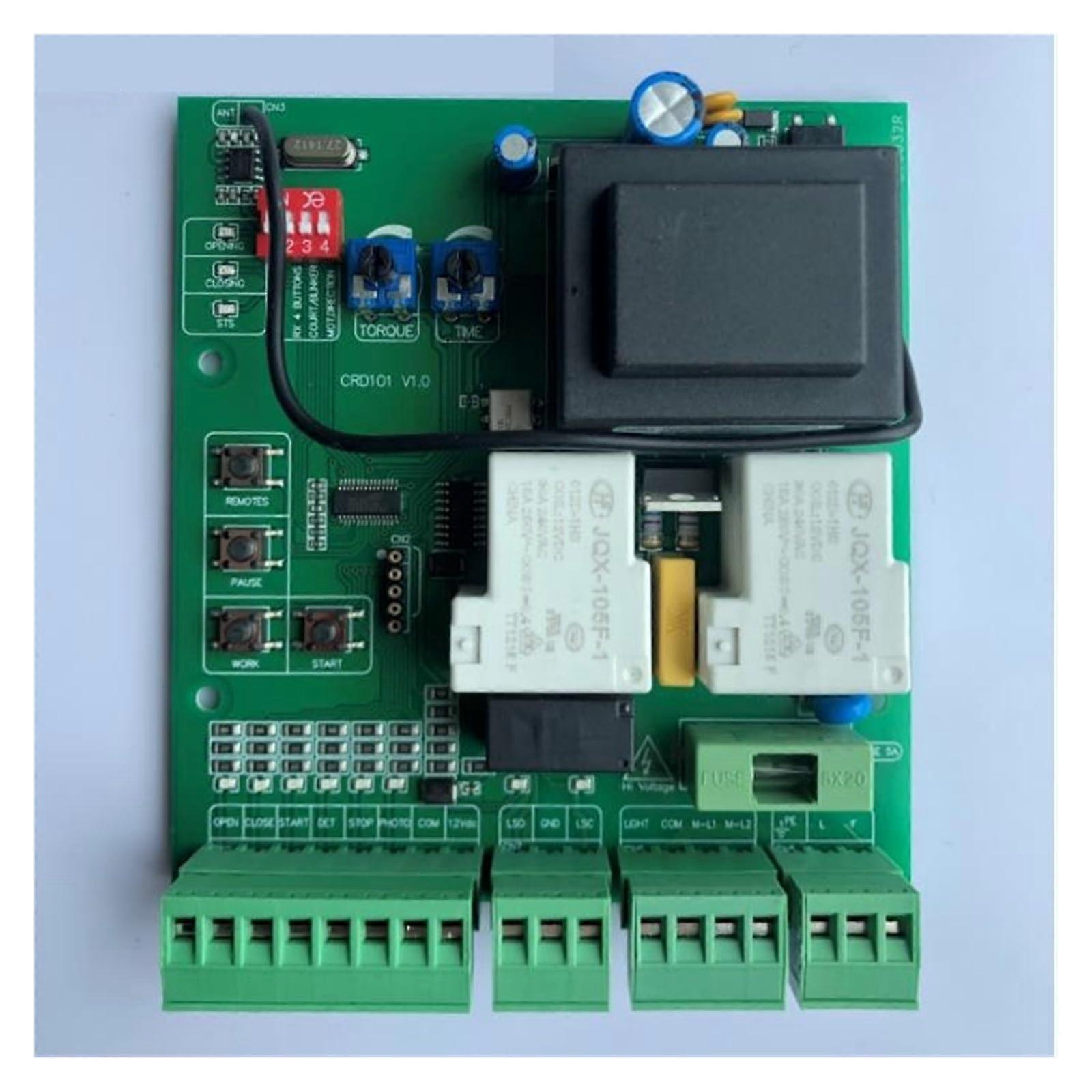 Sliding Gate Opener Motor Control Unit PCB Controller Circuit Board Green