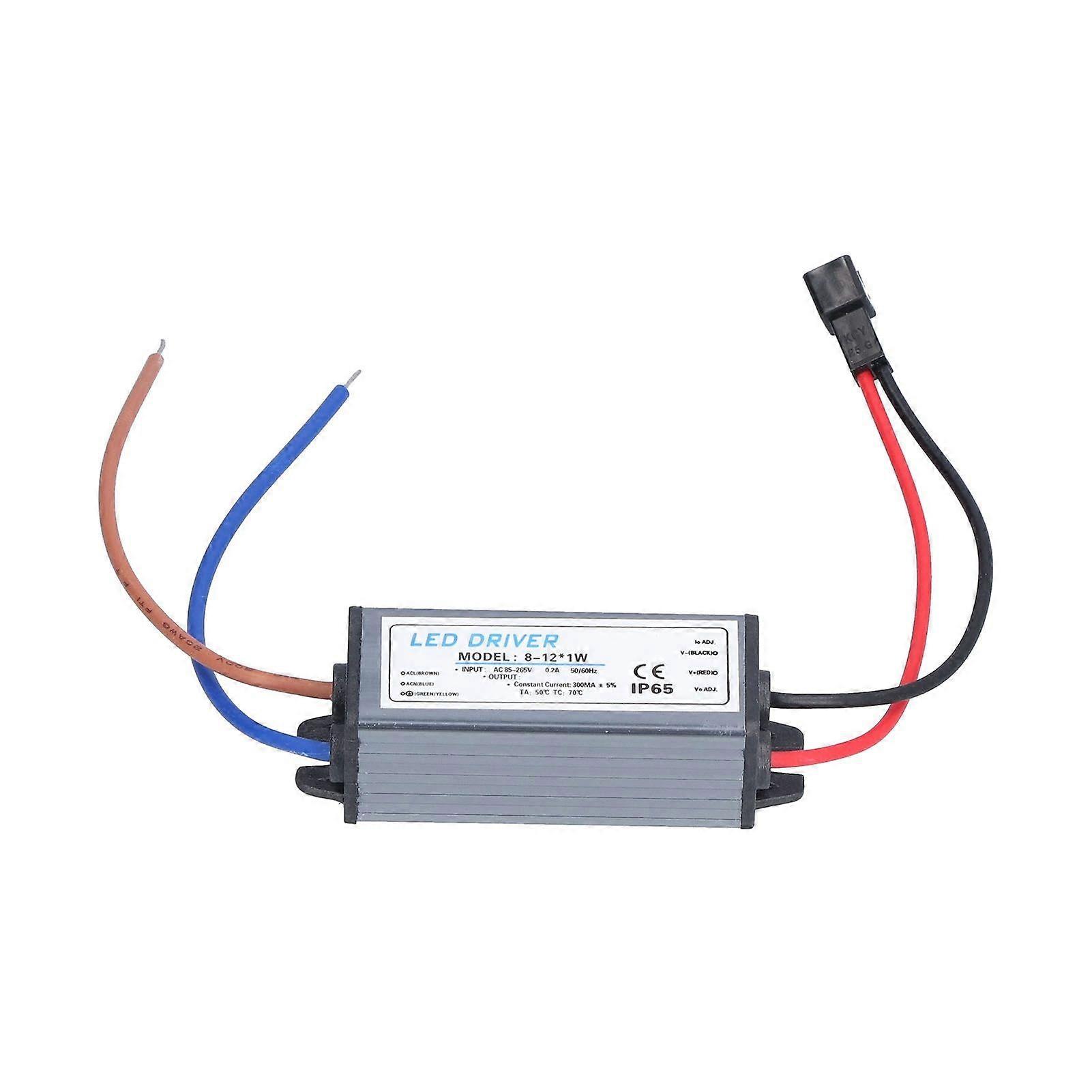LED Driver 300mA Safe Waterproof Small Size Lamp Power Supply Transformer Adapter