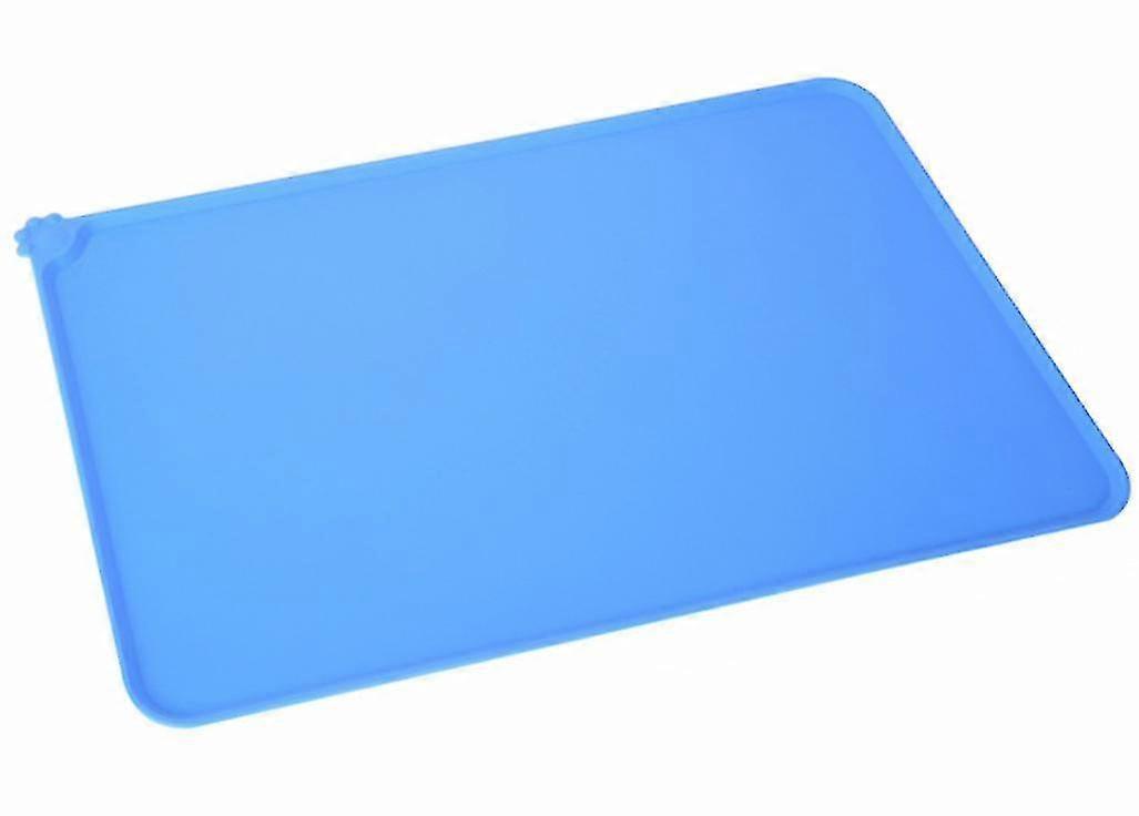 L 54*38cm Blue Pet Silicone Placemats, Waterproof, Non-slip And Lea...