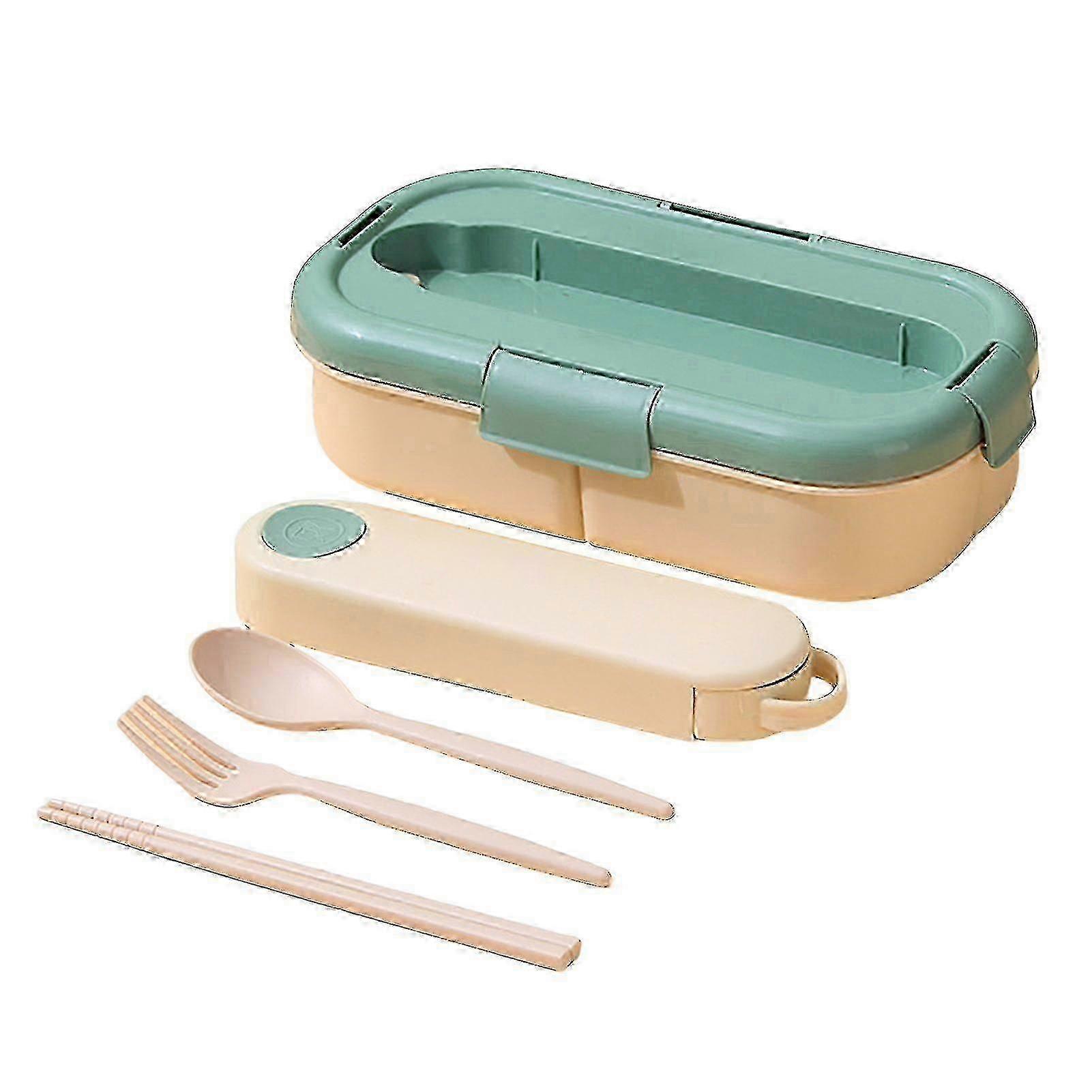 Adult Lunch Box With Spoon Fork Large-capacity Food Storage Box For...