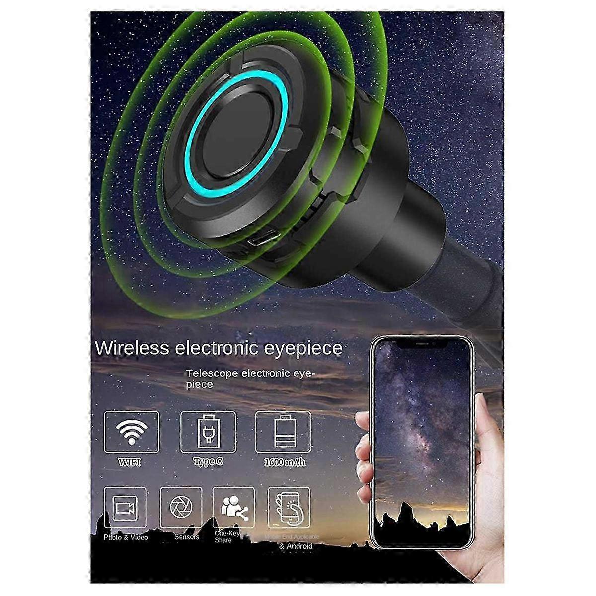 Upgraded 4K HD WIFI Electronic Eyepiece Astronomical Telescope