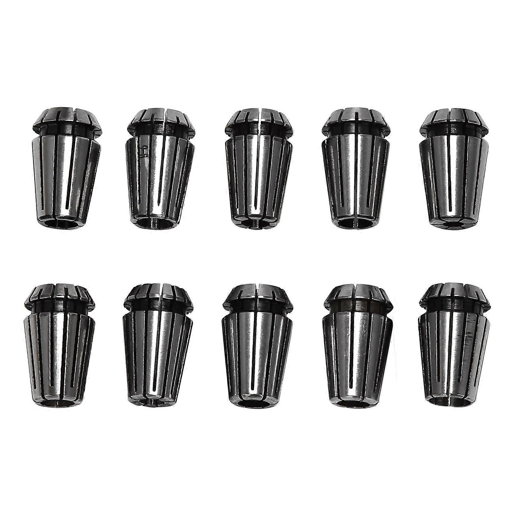 10Pcs/Set Ultra Precision ER16 1-10MM Spring Collet Set For Milling Lathe Tool Engraving Machine