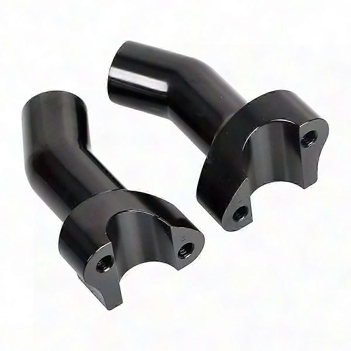 Black Handlebar Risers Clamp for Dyna Softail XL 3.5 Inch Top Cover