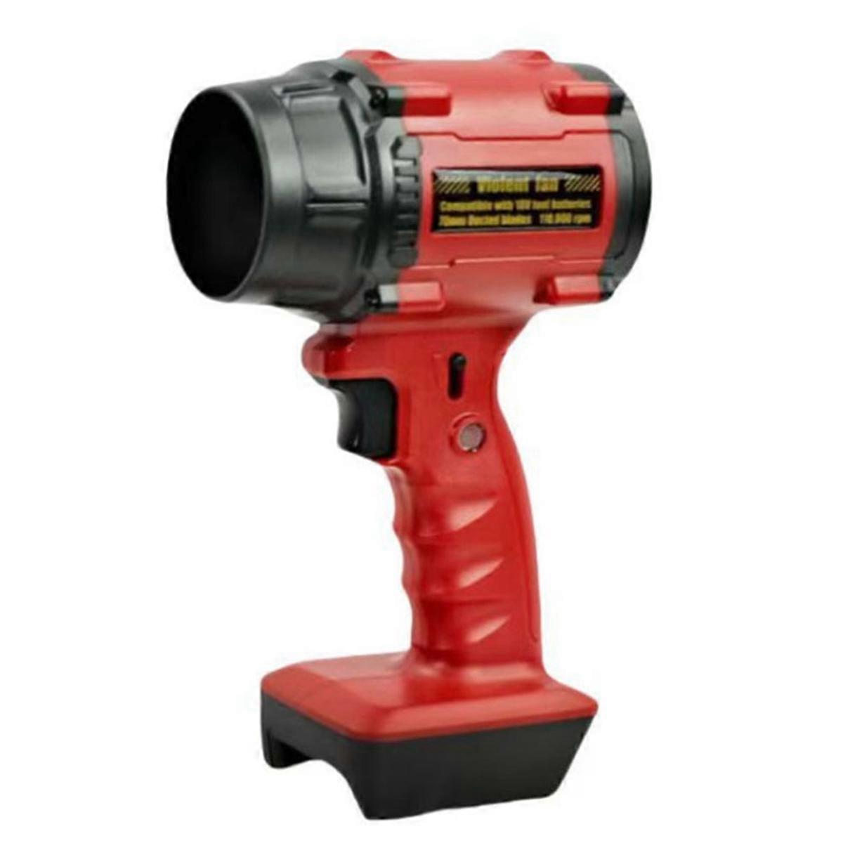 For 18V Battery High Power Violent Fan Brushless Air Blower Turbo Fan Adjustable Speed Leaf Duster Jet Fan