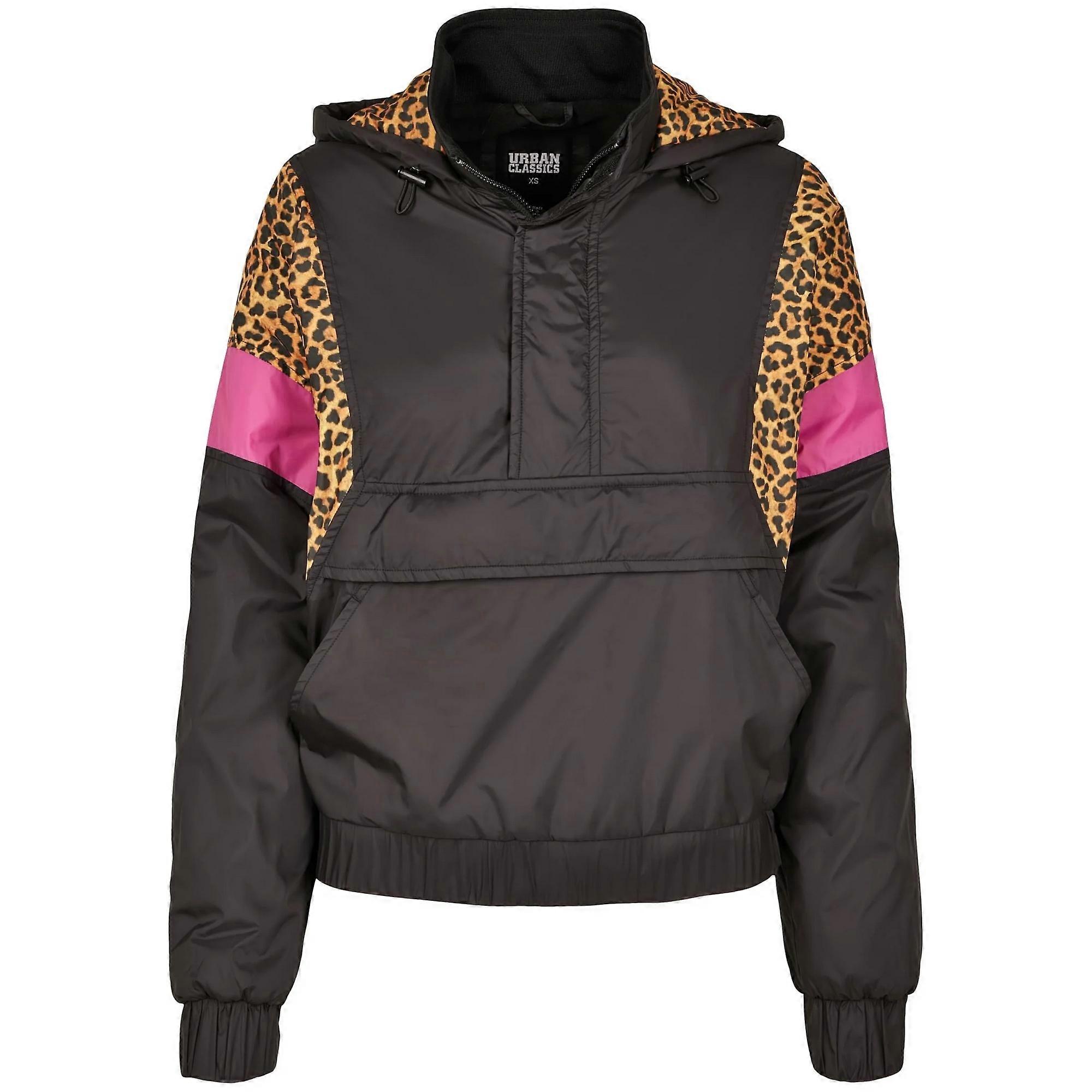 Urban Classics Damen/Damen Pulloverjacke mit Leopardenmuster