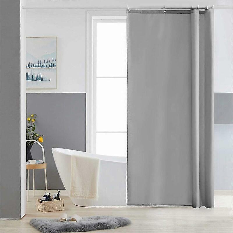 Anti-Mold Shower Curtain Waterproof Polyester Fabric Washable Textile Shower