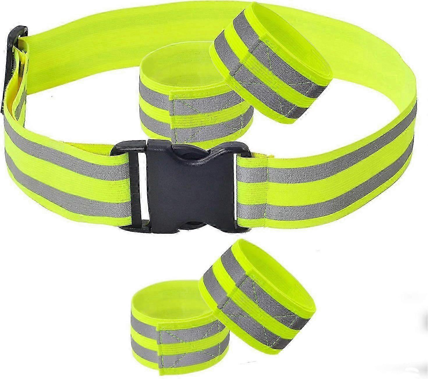 Reflective Band Reflective Bands Set Stretchable Safety Band for Running
