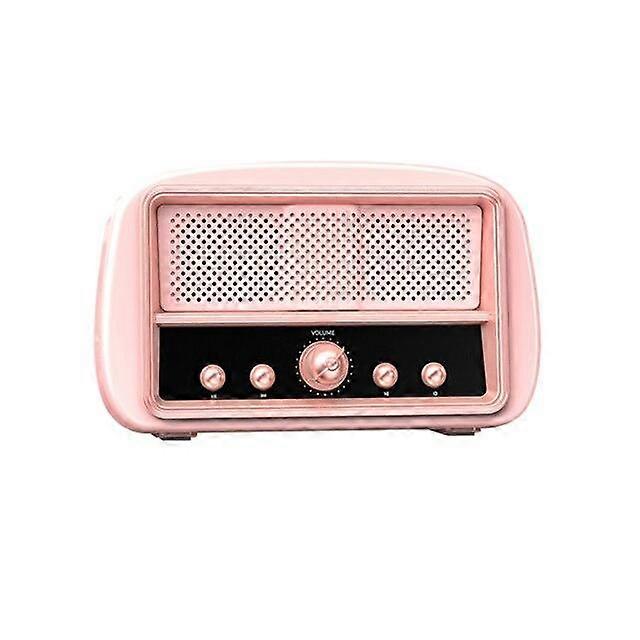 Bluetooth Speaker Mini TV Bluetooth Speaker Subwoofer Wireless Small Stereo Speaker  Speakers(Pink)
