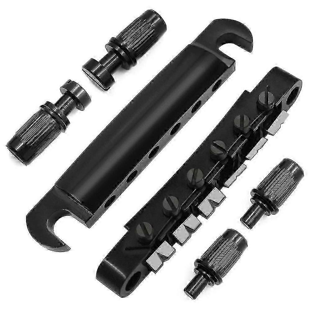 Tune-o-matic Bridge und Saitenhalter mit Studs Set für Abr-1 Bridge Style LP E-Gitarre Ersatz