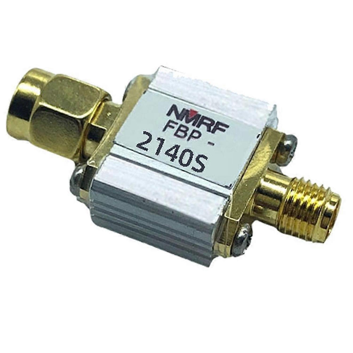 NMRF 2140MHz Bandpass Filter SAW 2140MHz with SMA Interface Reduce Noise UMTS 1DB Passband Signal Band Pass Filter