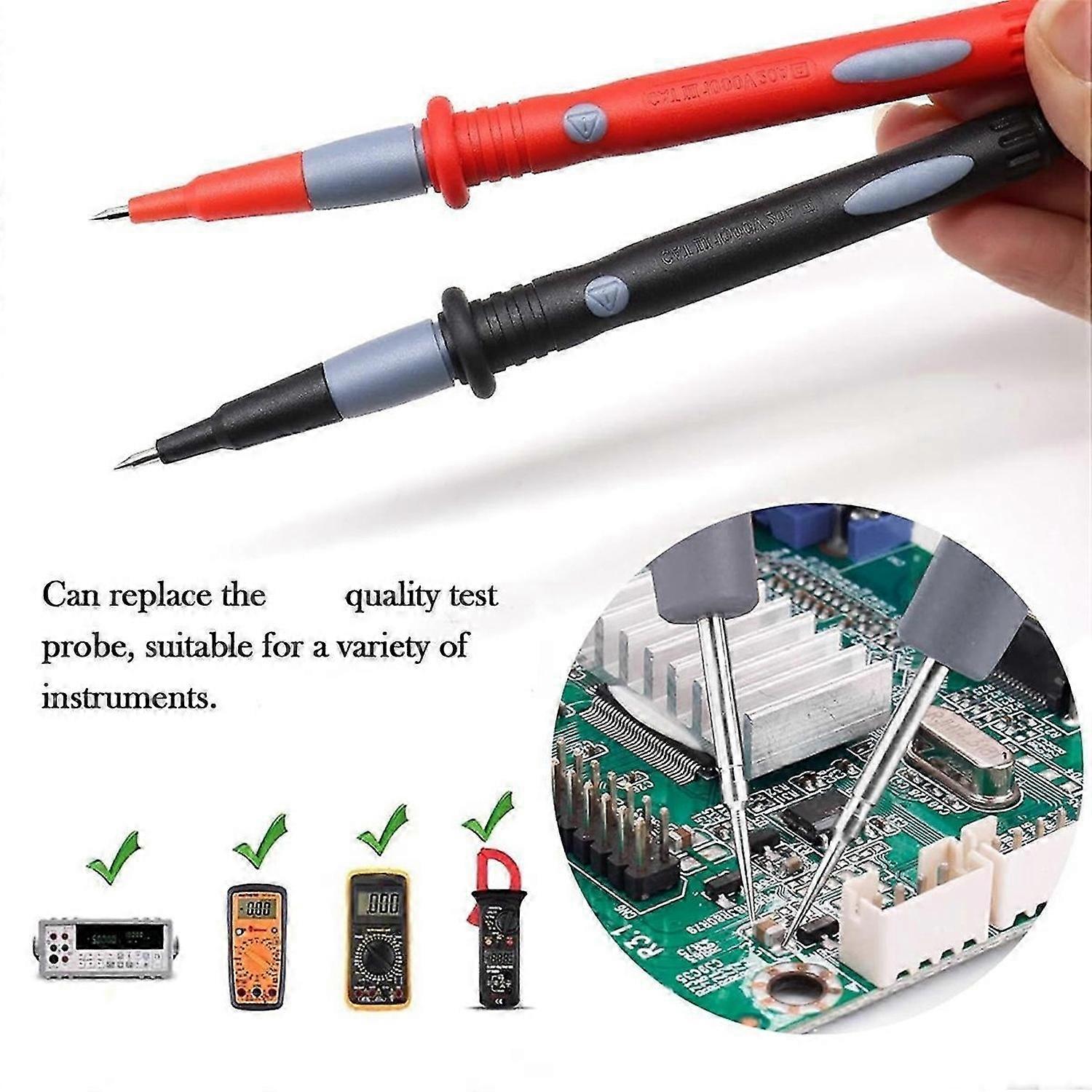 Multimeter Test Lead Kit, Back Probe Test Leads,Multimeter Probes