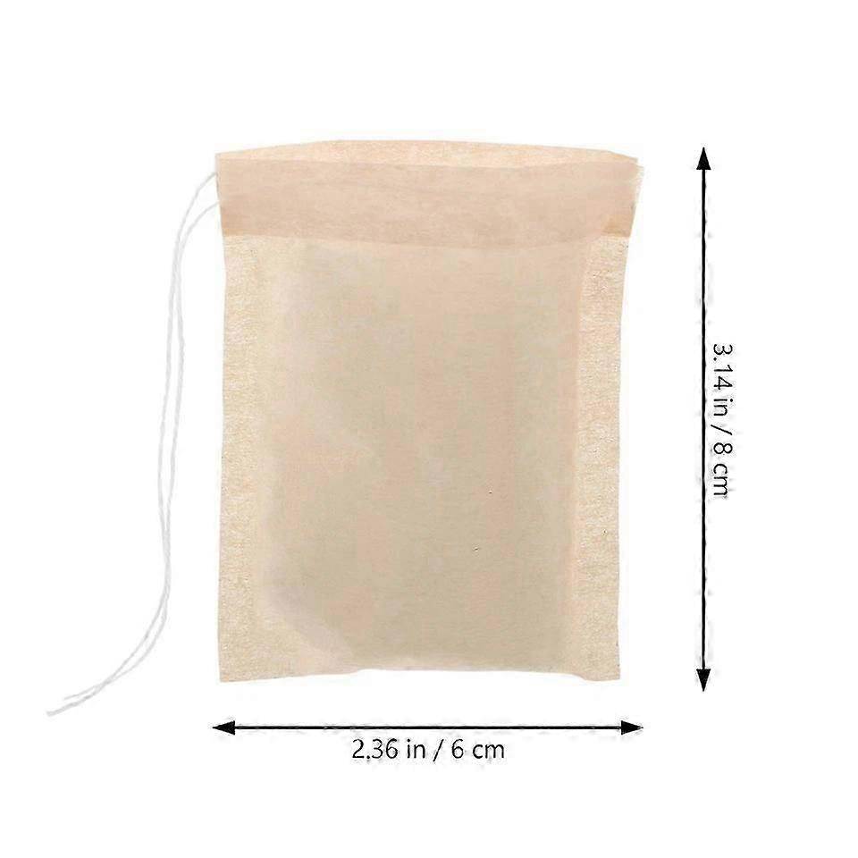 Coffee Bags, Tea Filters, 100 Pcs Empty Filter Paper Bags for Loose Coffee & Tea