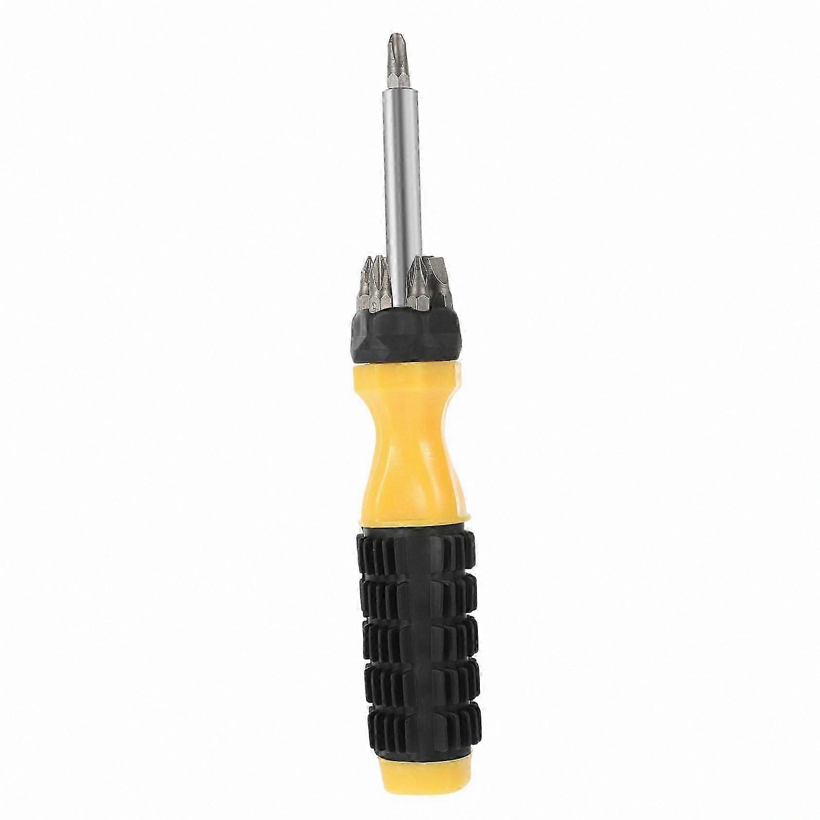 Multi-tool Screwdriver Set with Concealed Storage, 6-in-1 Compact Design for Home Use
