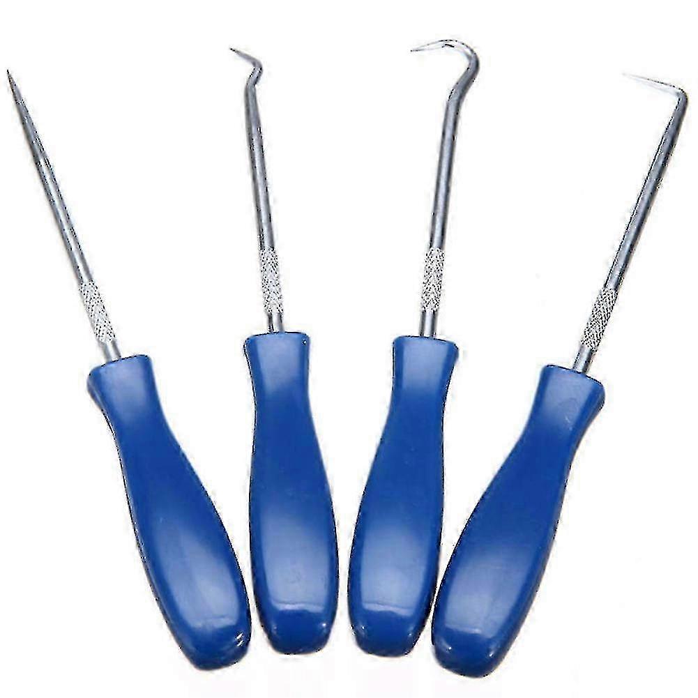 4pcs Portable Pick & Hook Car Oil Seal O-ring Gasket Puller Remover Tool Set