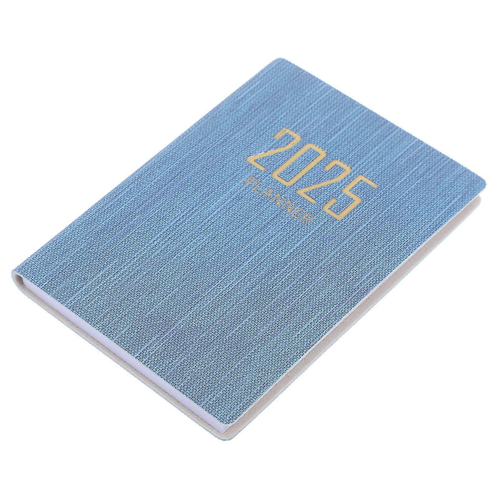Office Daily Planner Notepad for Writing 2Pcs Blue Mini Journaling Notebook