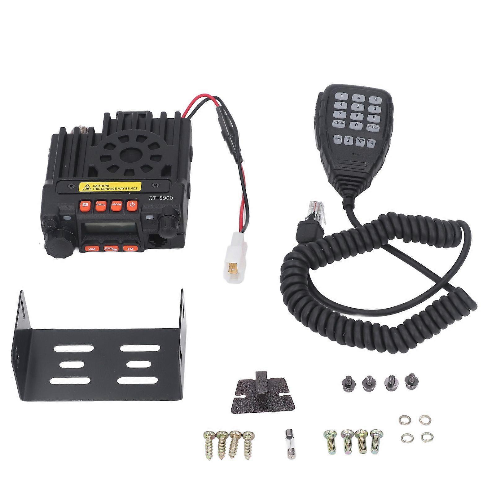 Dual Band Transceiver Mobile Radio 25W 200 Memory VHF UHF Two Way Mobile Car Radio with LCD Screen Display for RV Travel