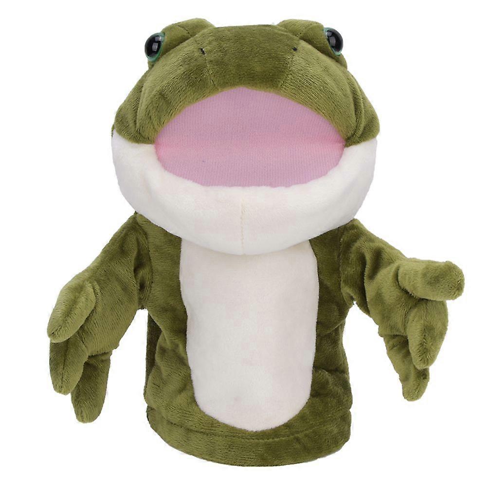 Cute Animals Frog Hand Puppets Story Time Short Plush Toys Dolls for Kid BabyFrog 30cm/11.8inch