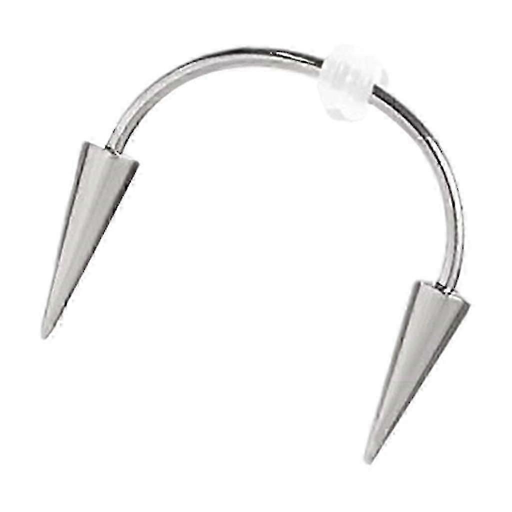 Stainless Steel Vampire Smile Lip Tiger Teeth Nail Spike Body Piercing 1.0mm