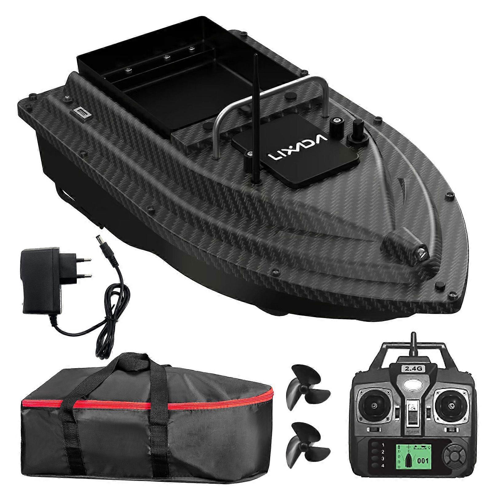 GPS Fishing Bait Boat with Large Bait Container Automatic Bait Boat with 400-500M Remote Range