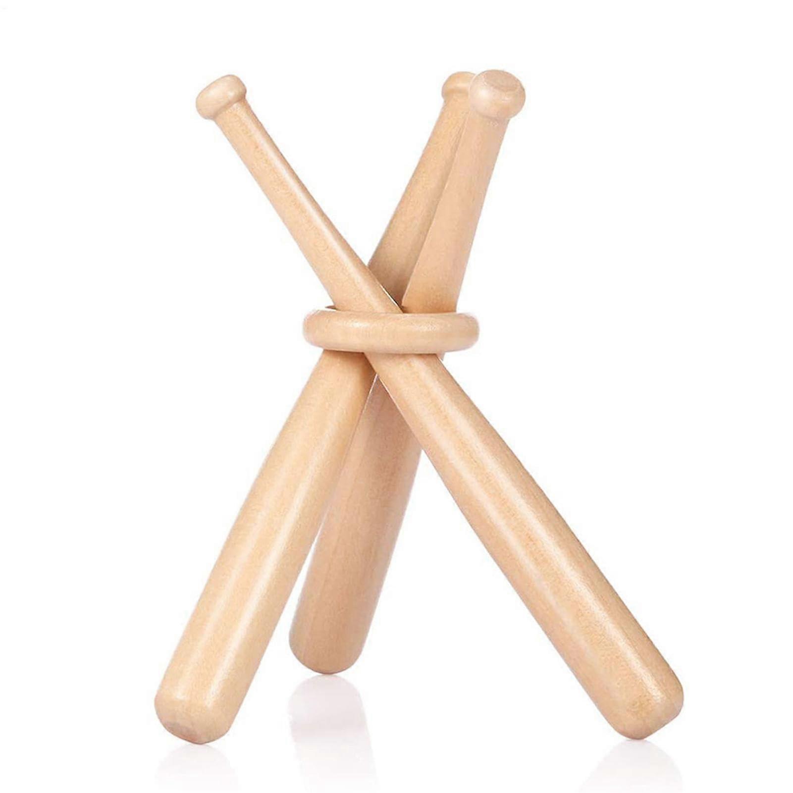 Wooden Baseball Stand Softball Display Stand With Wooden Ring 15 Cm Small Ball Holder Rustic Tabletop Decor