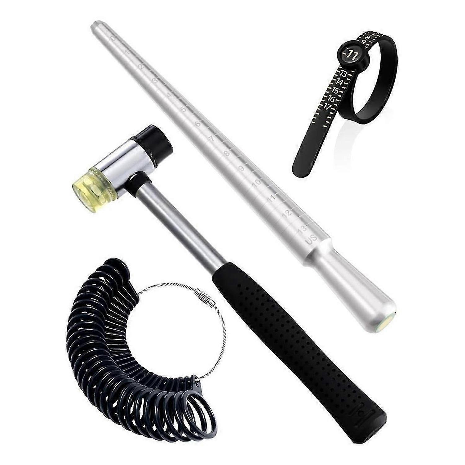 Ring Sizer Measuring Tool Set, Ring Sizer with Magnifying Glass